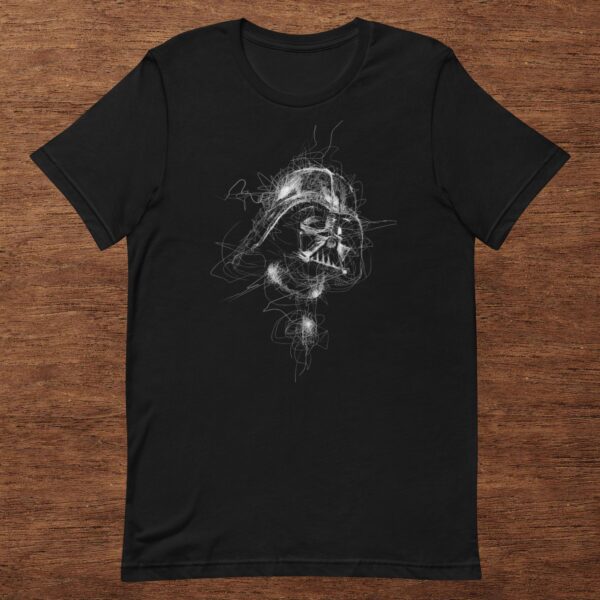 Remera Darth Vader En Lineas